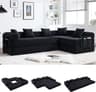 L-Shape Modular Sectional Sofa Bed