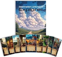 Destination Unknown: Explorer Activity Deck – The Ultimate Add-On Adventure Card Pack for Road Trips