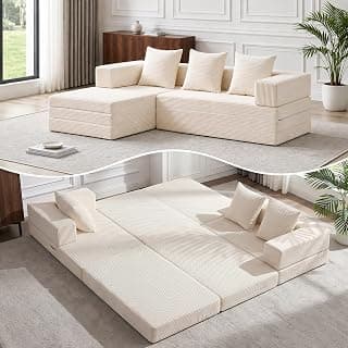 79" Bonelesss Couch Modular Sectional Sofa