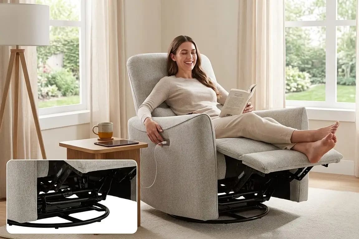 CHITA Power Swivel Glider Recliner Review (2026)