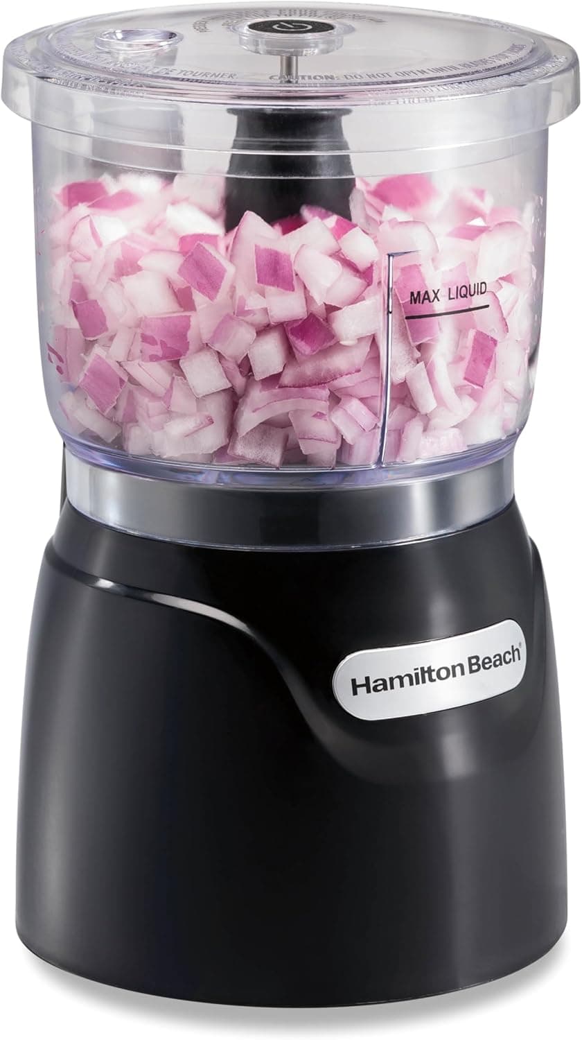 Hamilton Beach 3‑Cup Electric Chopper & Mini Processor