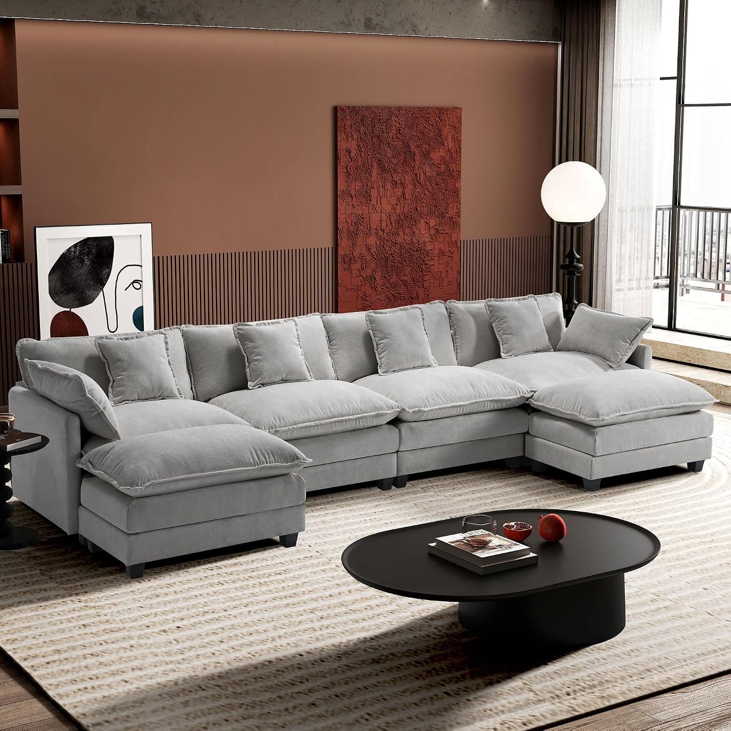 Ihanherry U-Shaped Modern Sofa