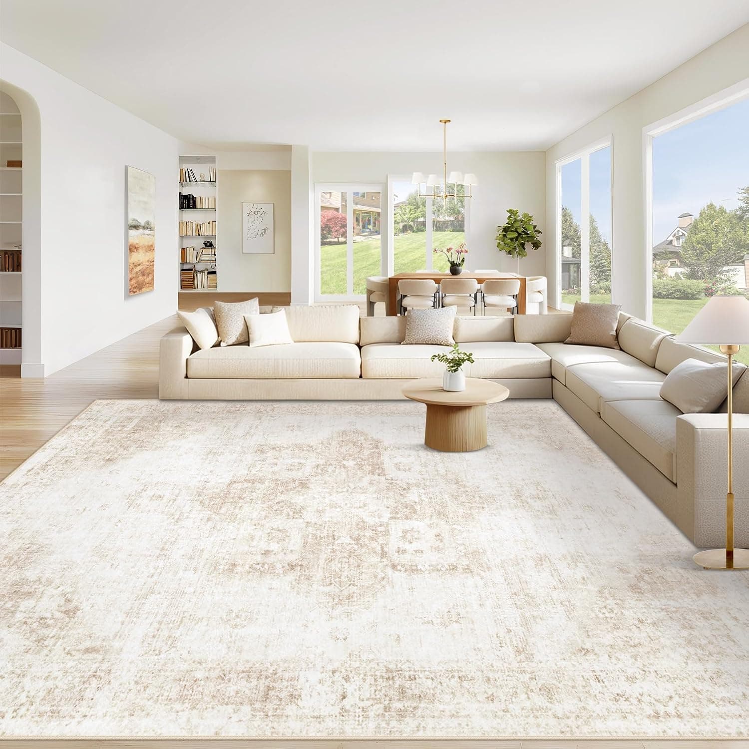 Area Rug 8x10 Washable Rug