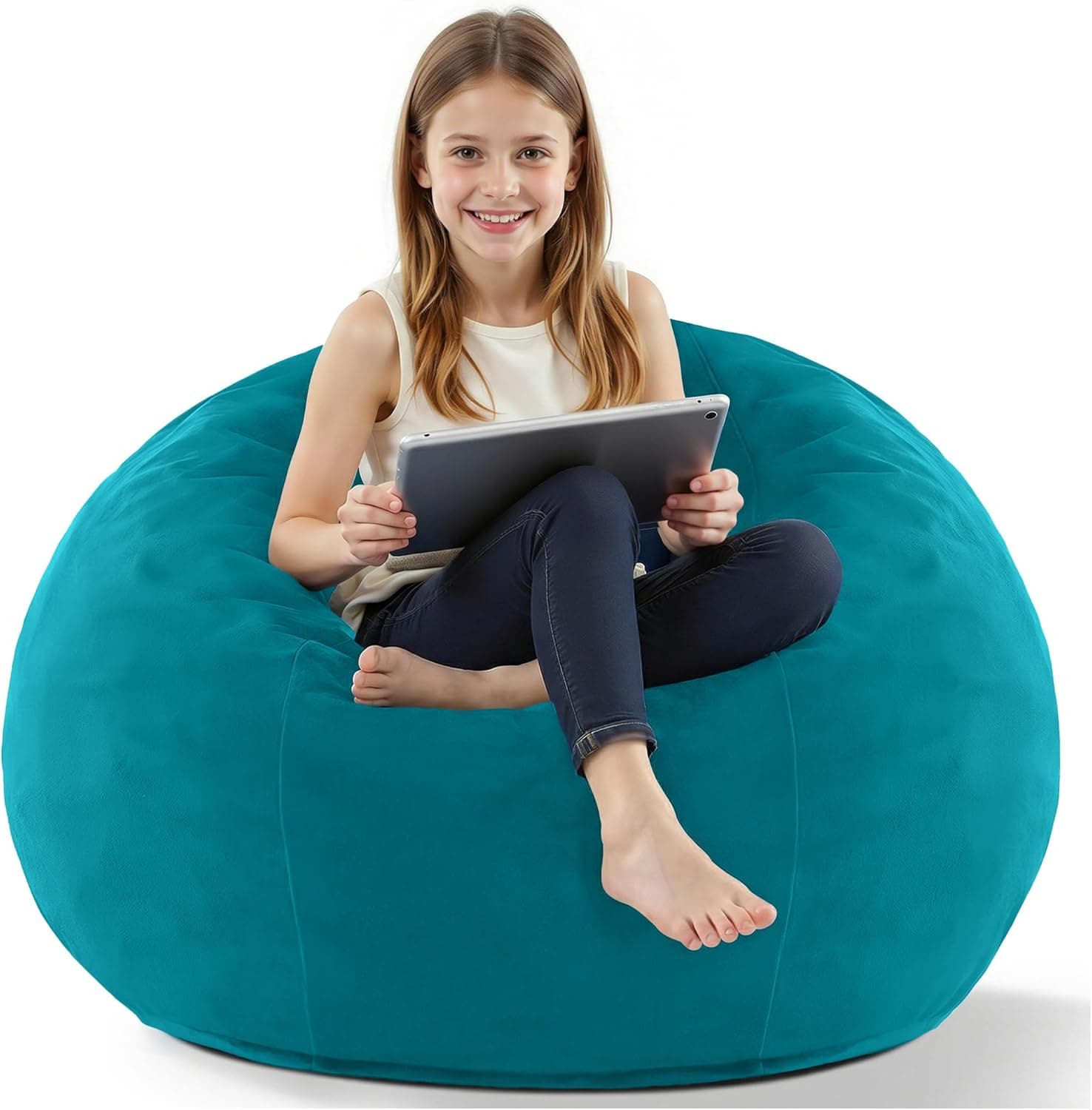 HABUTWAY 2FT Bean Bag Chair for Kids