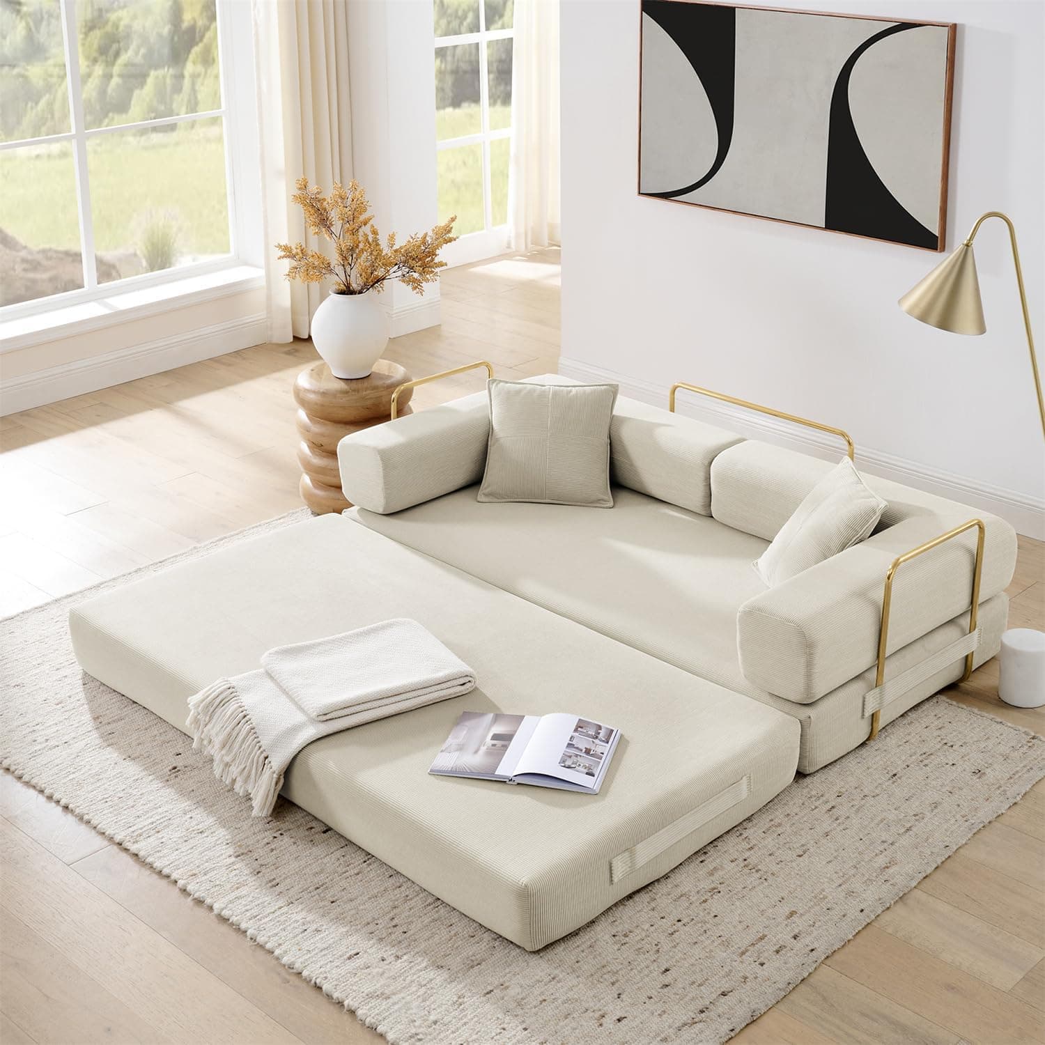 4-in-1 Folding Convertible Sofa Bed