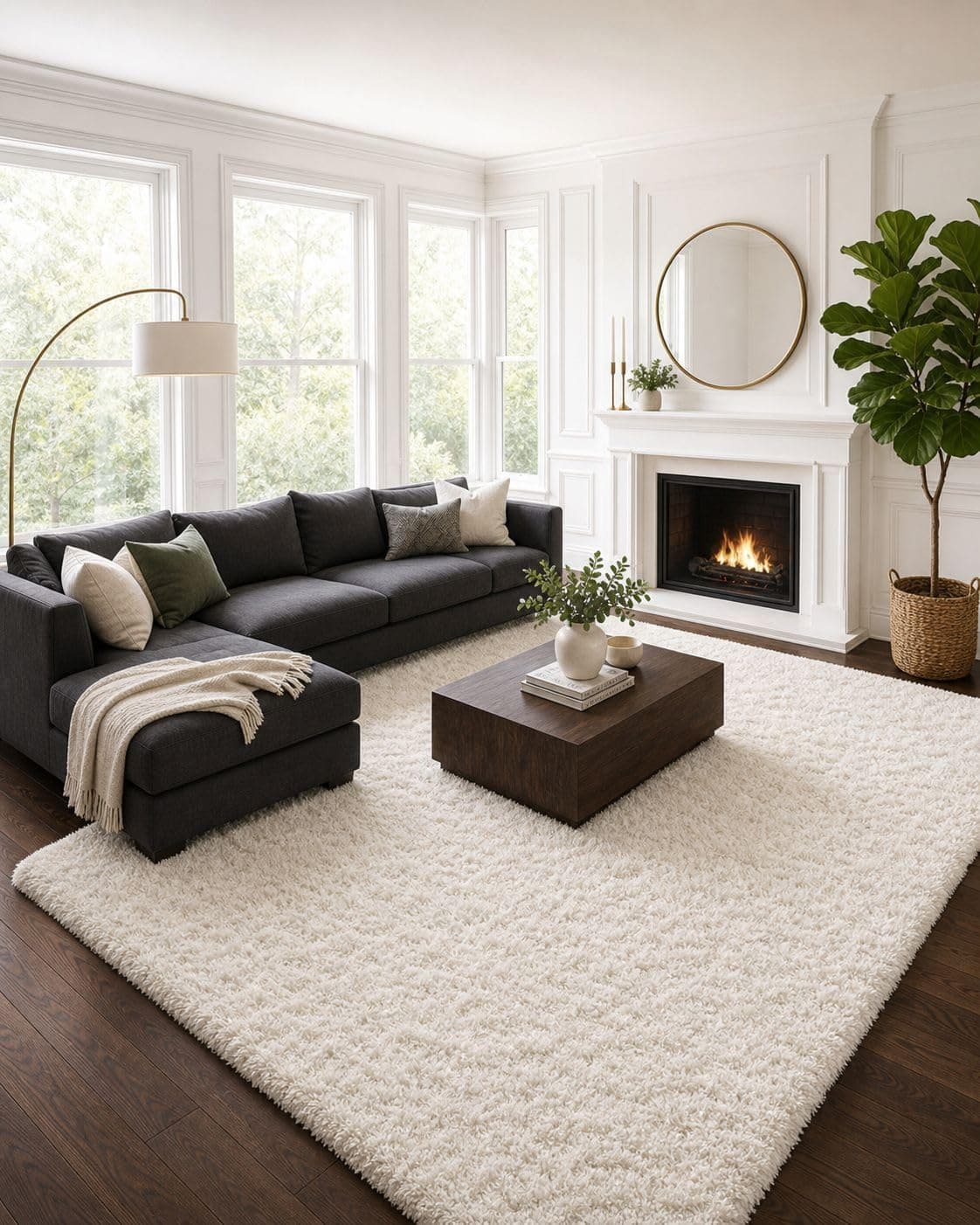 Ophanie 8x10 Area Rugs for Living Room