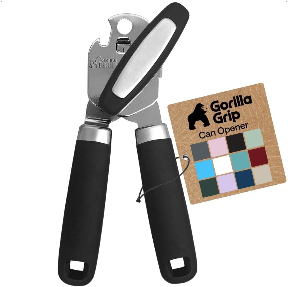 GORILLA GRIP Upgraded Model Stainless Steel Manual Can Opener