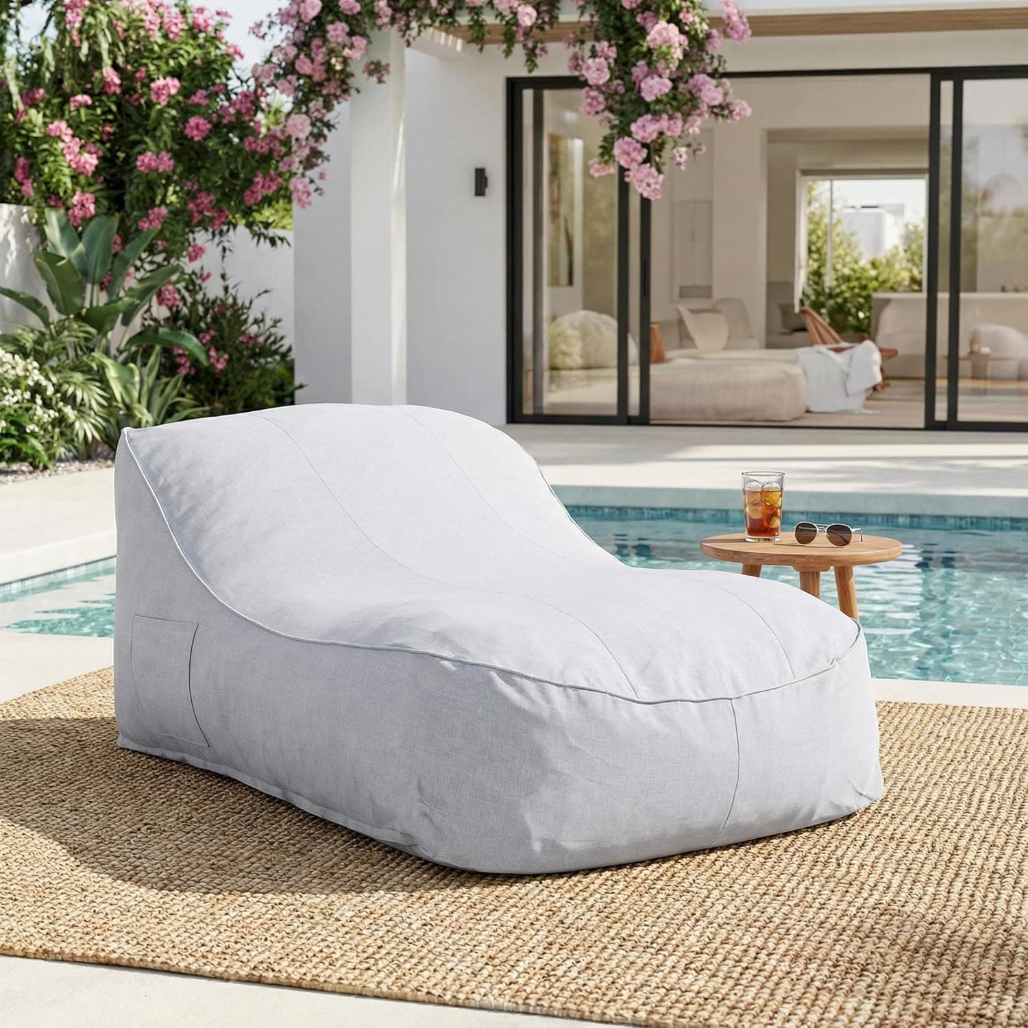 Christopher Knight Home Hilar Outdoor Bean Bag Chair