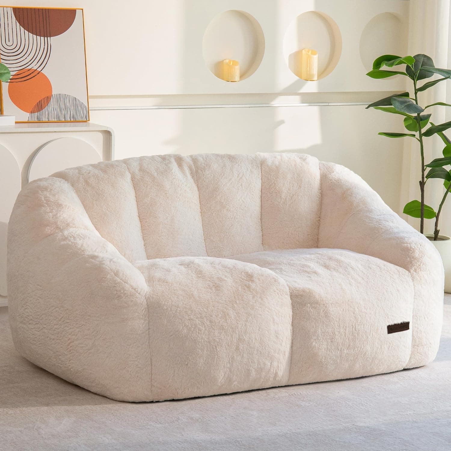 MAXYOYO Comfort Back Bean Bag Sofa with Support